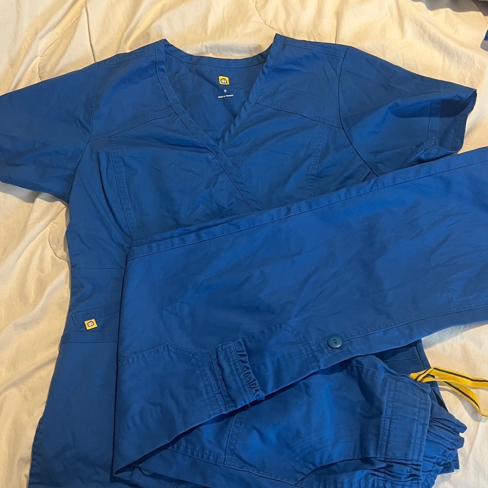 Size small wink royal blue nursing uniform